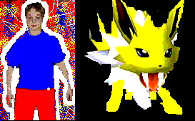Pic of me and my Digimon. I created this by editing a pic of me and a pic of the Jolteon in Pokemon Stadium. I'm not stealing Nintendo's or Tajari's (if that's how you spell it) idea. Thanks Tajari for giving me a new idea for a Digimon, Catamon.